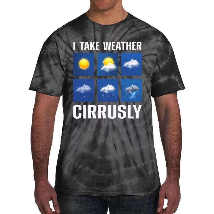 Weather Forecast Meteorologist Cute and Engaging Tie-Dye T-Shirt