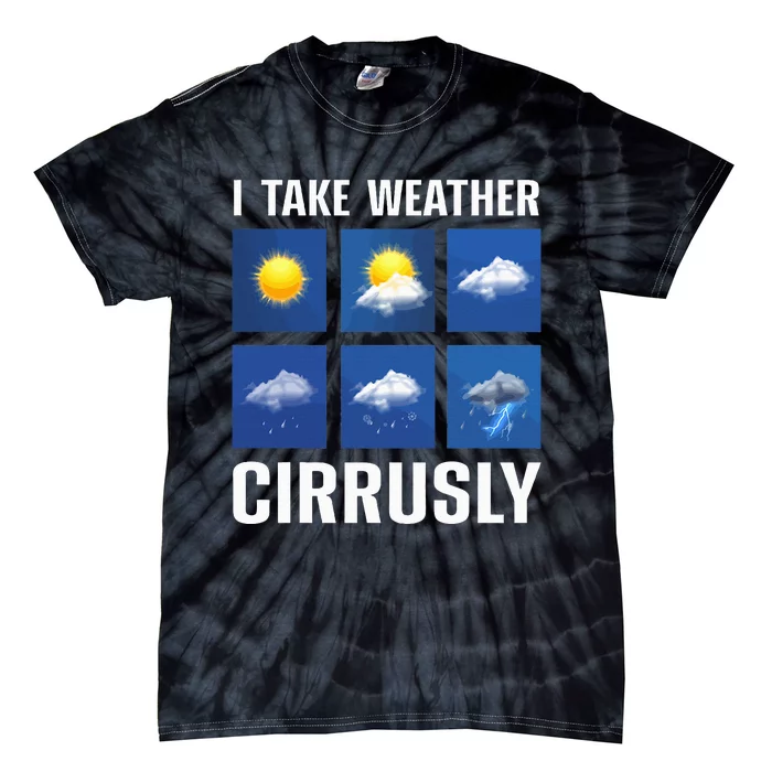 Weather Forecast Meteorologist Cute and Engaging Tie-Dye T-Shirt