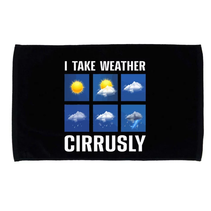 Weather Forecast Meteorologist Cute and Engaging Microfiber Hand Towel