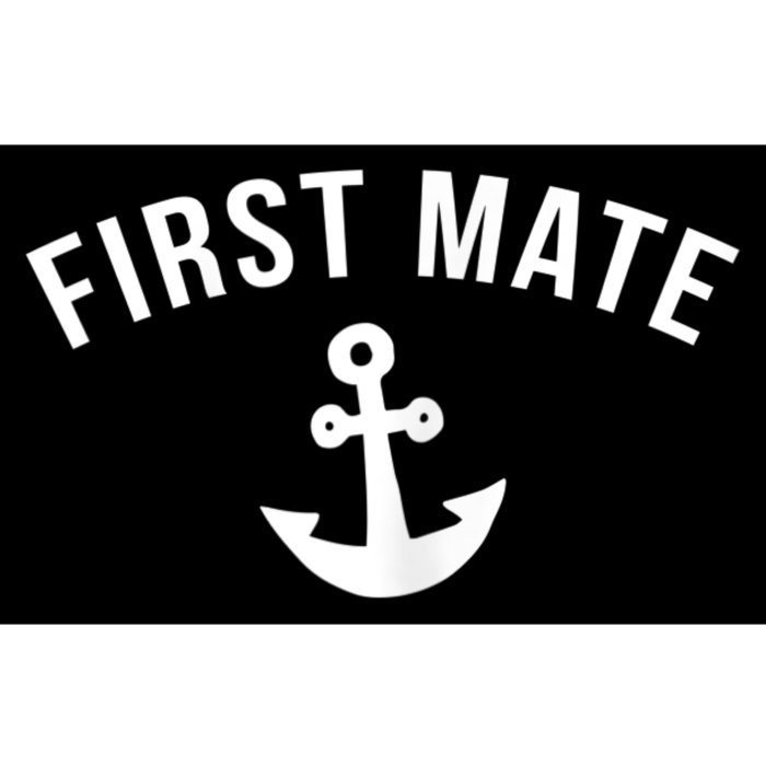 Womens First Mate Boating Bumper Sticker