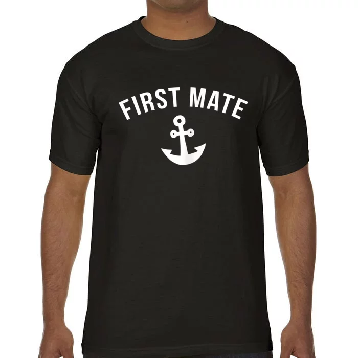 Womens First Mate Boating Comfort Colors T-Shirt