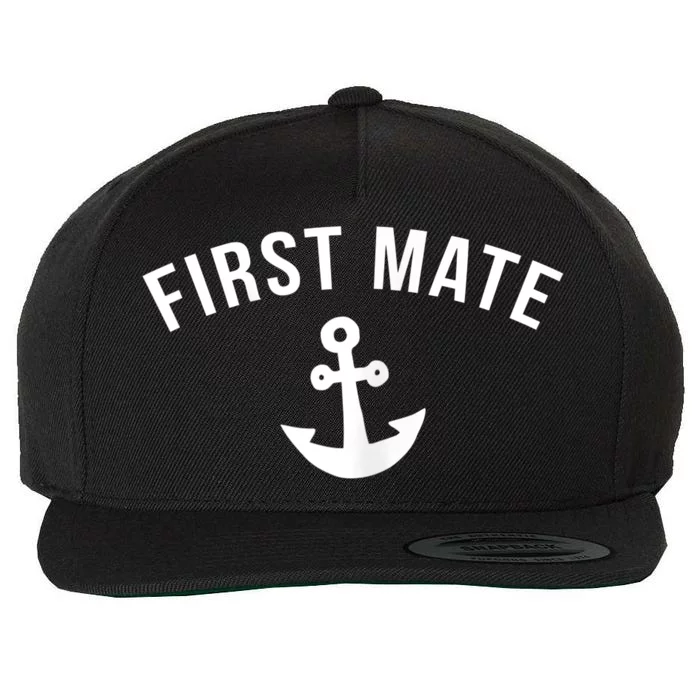 Womens First Mate Boating Wool Snapback Cap