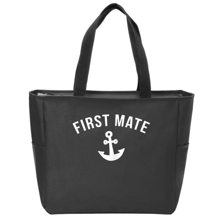 Womens First Mate Boating Zip Tote Bag