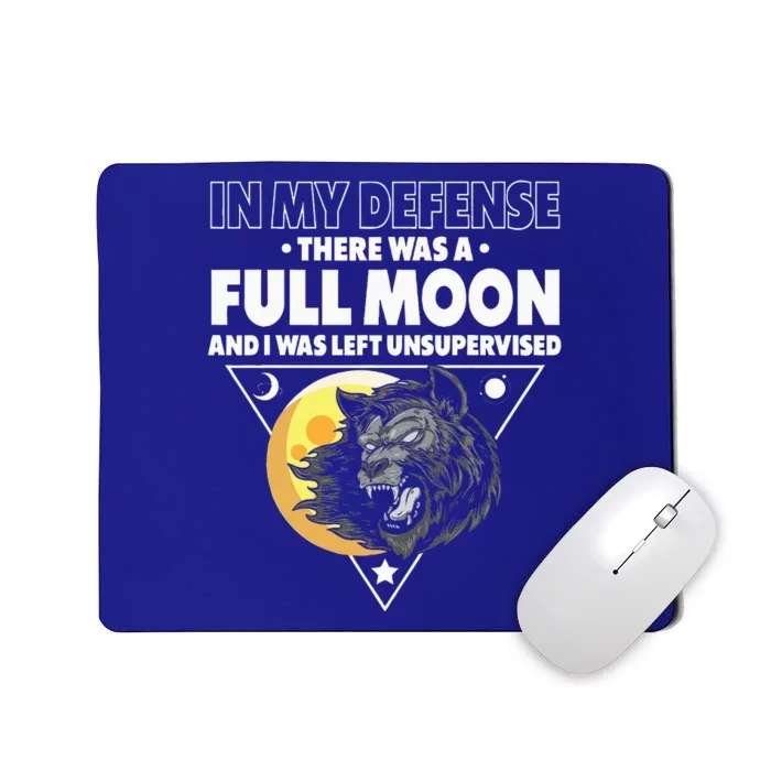 Werewolf Full Moon Werewolf Mousepad