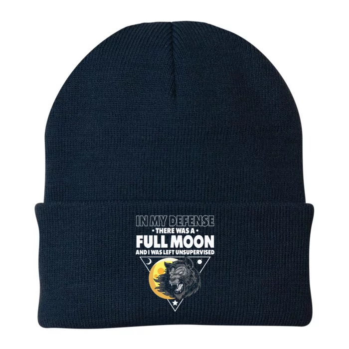 Werewolf Full Moon Werewolf Knit Cap Winter Beanie