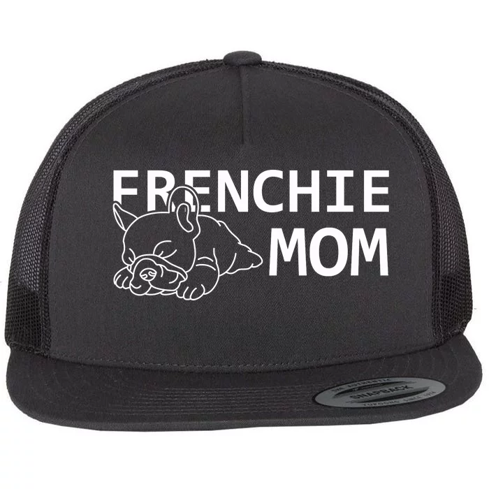 Womens Frenchie Mom Clothes Gift Dog French Bulldog Gift Flat Bill Trucker Hat