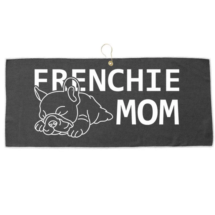 Womens Frenchie Mom Clothes Gift Dog French Bulldog Gift Large Microfiber Waffle Golf Towel