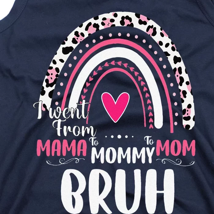 Women's Funny Mama Mommy Mom Bruh Mothers Day Saying Tank Top