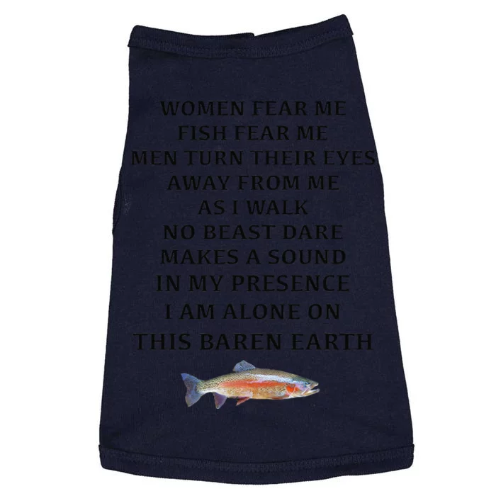 Woman Fear Me Fish Fear Me Turn Their Eyes Away From Me Doggie Tank