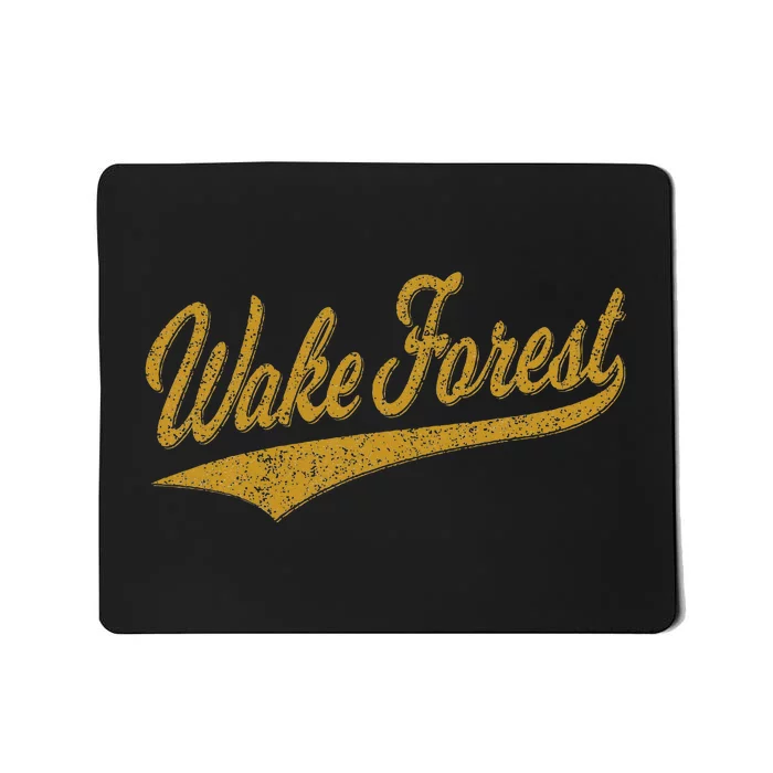 Wake Forest North Carolina Varsity Script Sports Jersey Mousepad