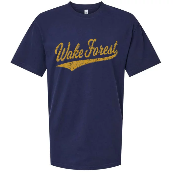 Wake Forest North Carolina Varsity Script Sports Jersey Sueded Cloud Jersey T-Shirt