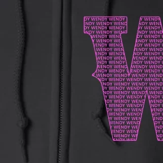 Wendy First Name Personalized Wendy Name Full Zip Hoodie