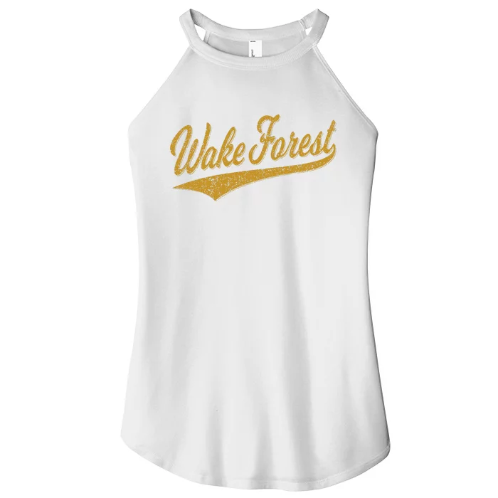 WAKE FOREST NORTH CAROLINA VARSITY SCRIPT SPORTS JERSEY Women’s Perfect Tri Rocker Tank