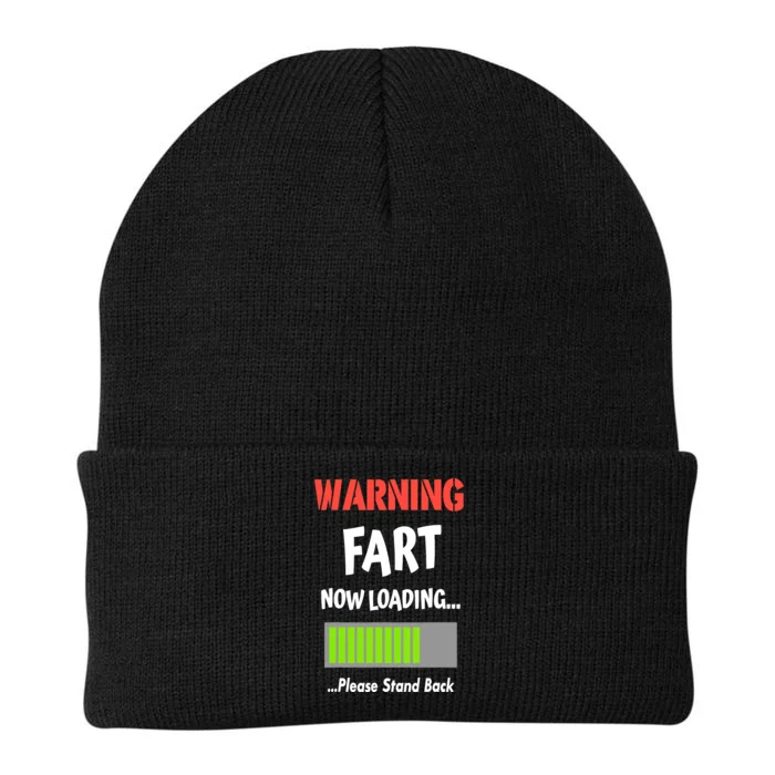 Warning Fart Now Loading Please Stand Back Knit Cap Winter Beanie