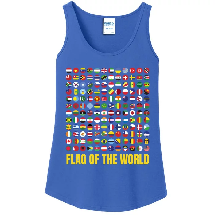 World Flag Outfit Idea And International World Flags Gift Ladies Essential Tank