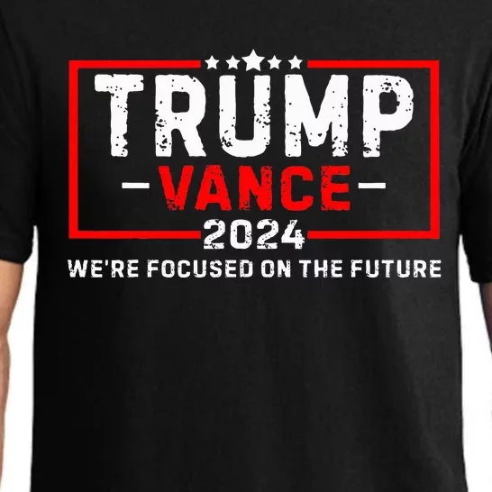 WeRe Focused On The Future Trump Vance Debate Pajama Set