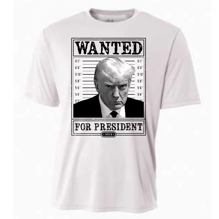 Wanted For President 2024 Cooling Performance Crew T-Shirt