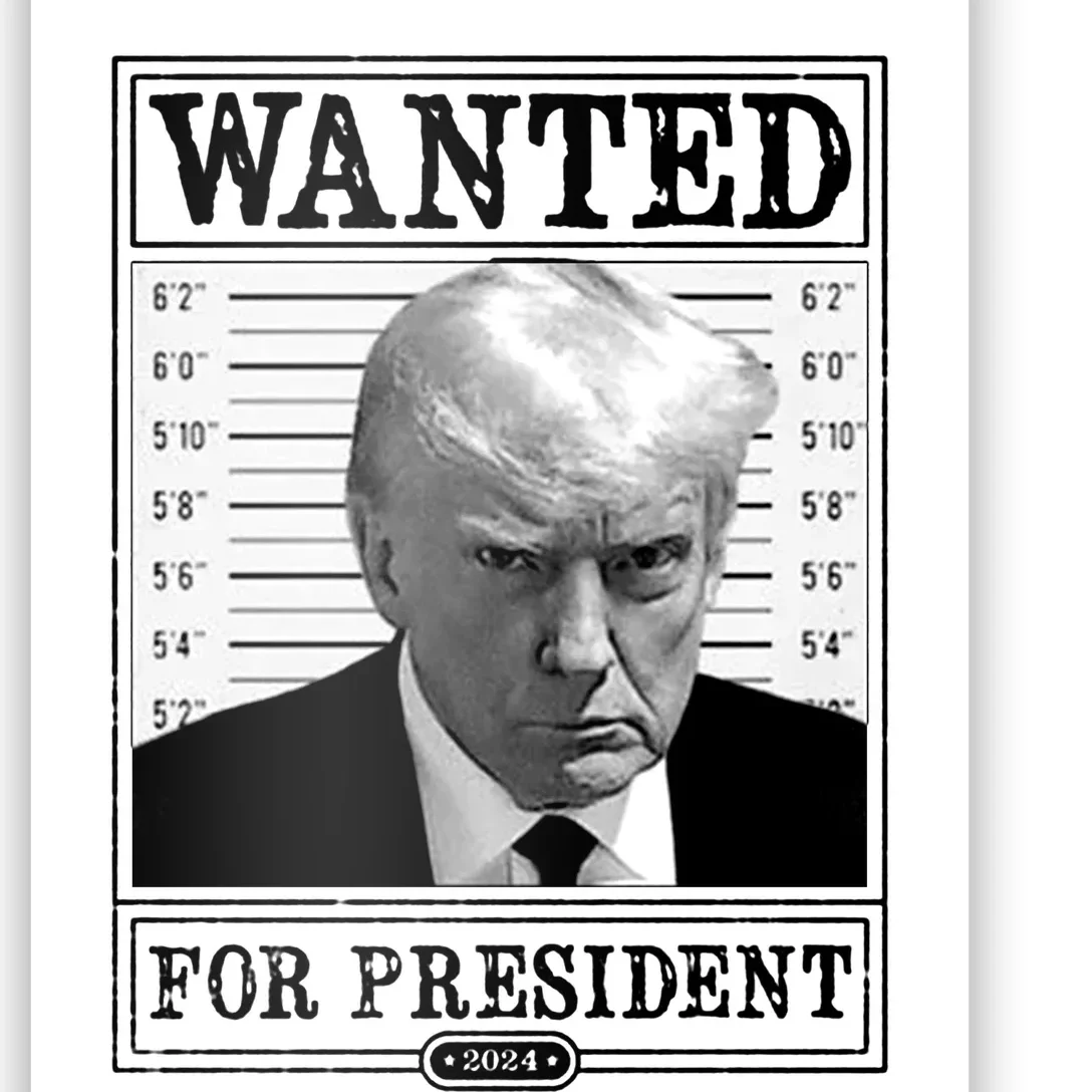 Wanted For President 2024 Poster