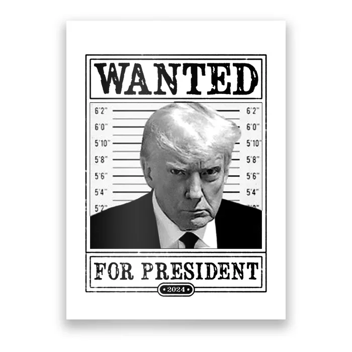 Wanted For President 2024 Poster