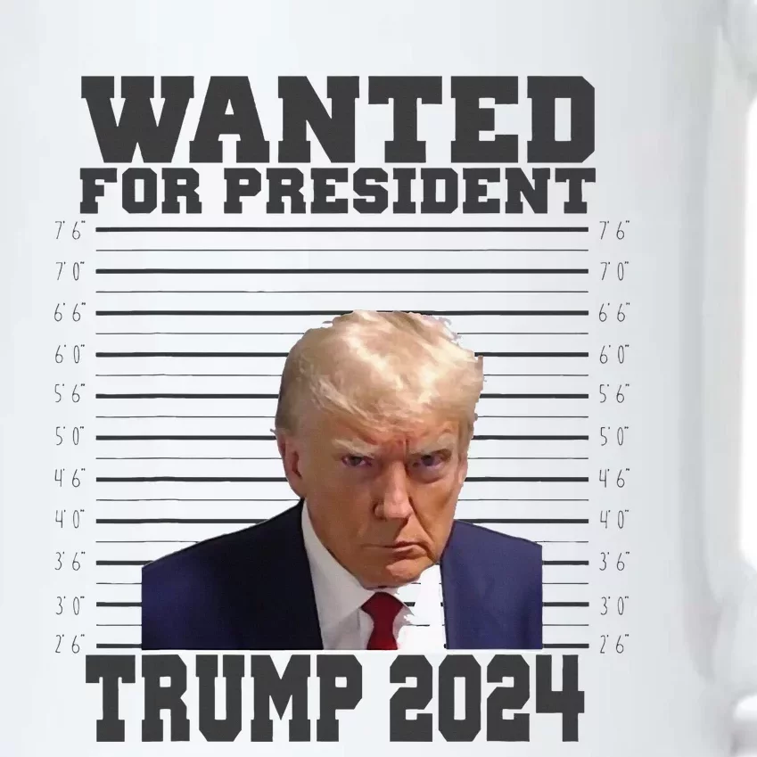 Wanted For President 2024 Trump Mugshot Trump Supporter Black Color Changing Mug