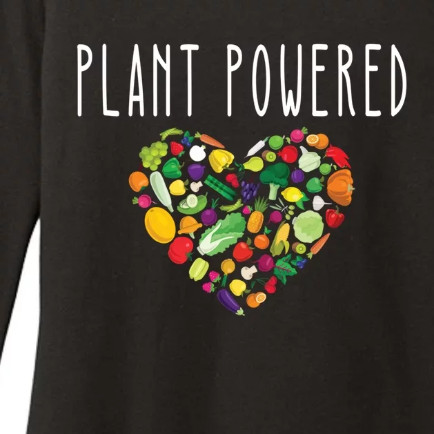 Whole Food Plant Based Lifestyle Wfpb Vegan Powered Veggie Meaningful Gift Womens CVC Long Sleeve Shirt