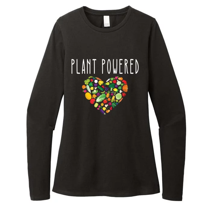 Whole Food Plant Based Lifestyle Wfpb Vegan Powered Veggie Meaningful Gift Womens CVC Long Sleeve Shirt