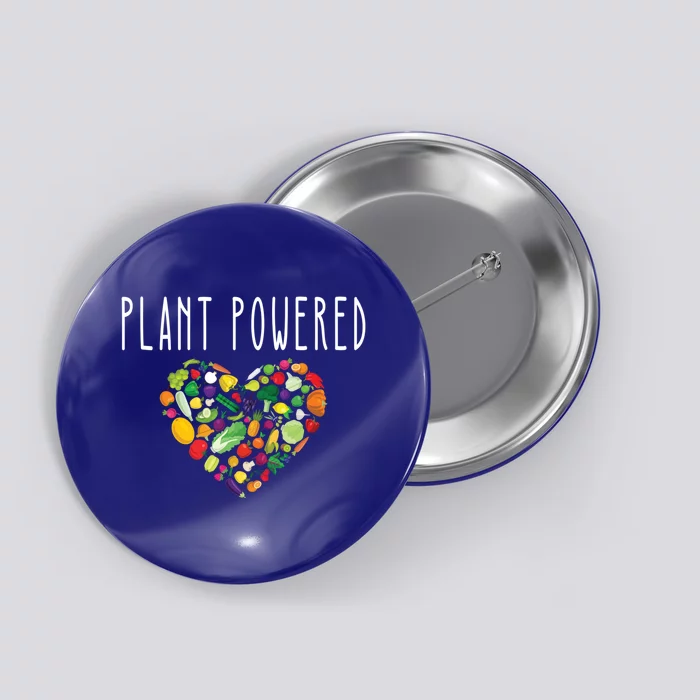 Whole Food Plant Based Lifestyle Wfpb Vegan Powered Veggie Meaningful Gift Button