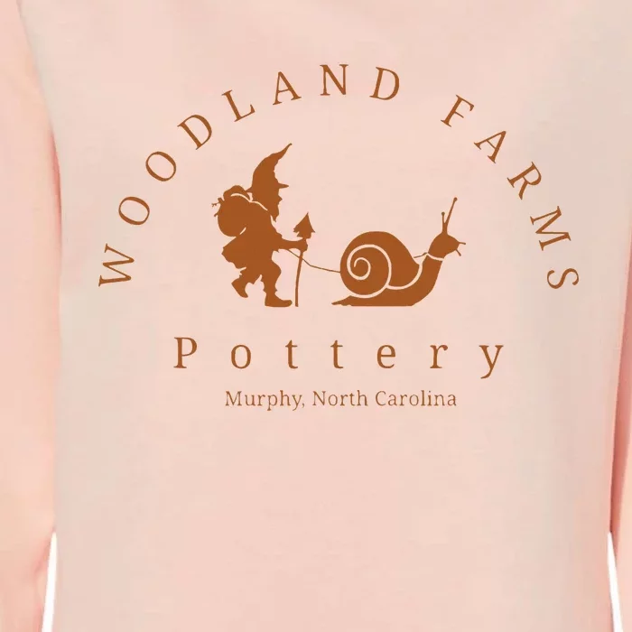 Woodland Farms Pottery New Tan Womens California Wash Sweatshirt