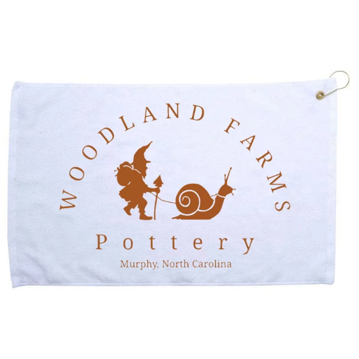 Woodland Farms Pottery New Tan Grommeted Golf Towel