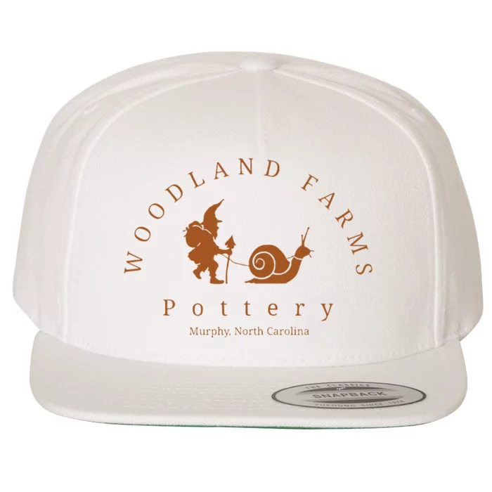 Woodland Farms Pottery New Tan Wool Snapback Cap