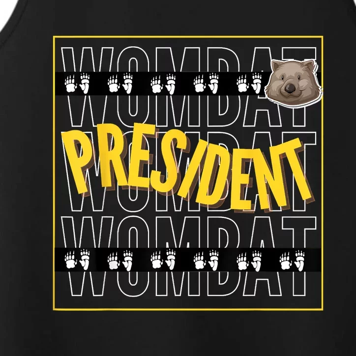 Wombat For President 2024. Independent Vote Performance Tank