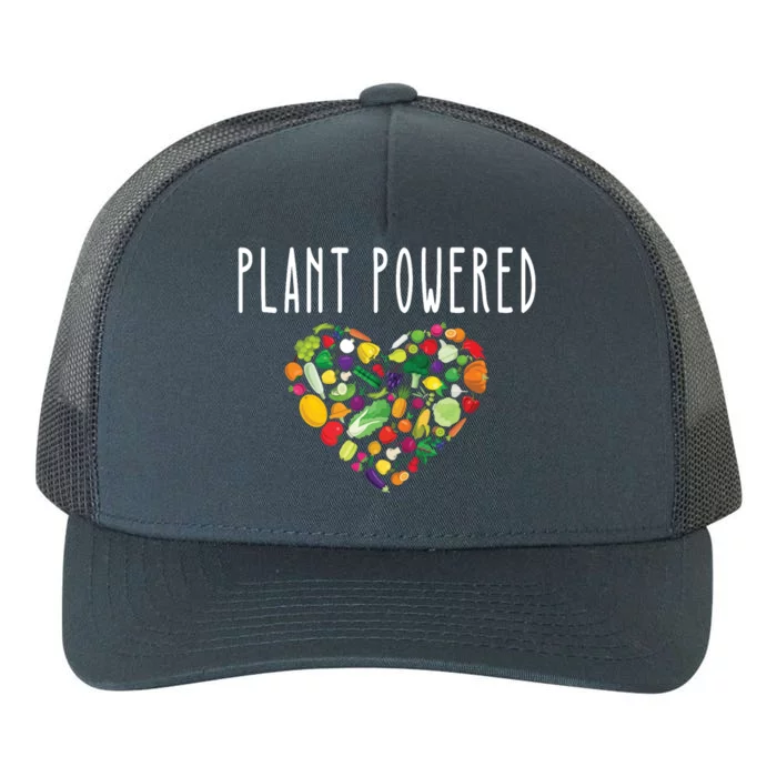 Whole Food Plant Based Lifestyle WFPB Vegan Powered Veggie Yupoong Adult 5-Panel Trucker Hat