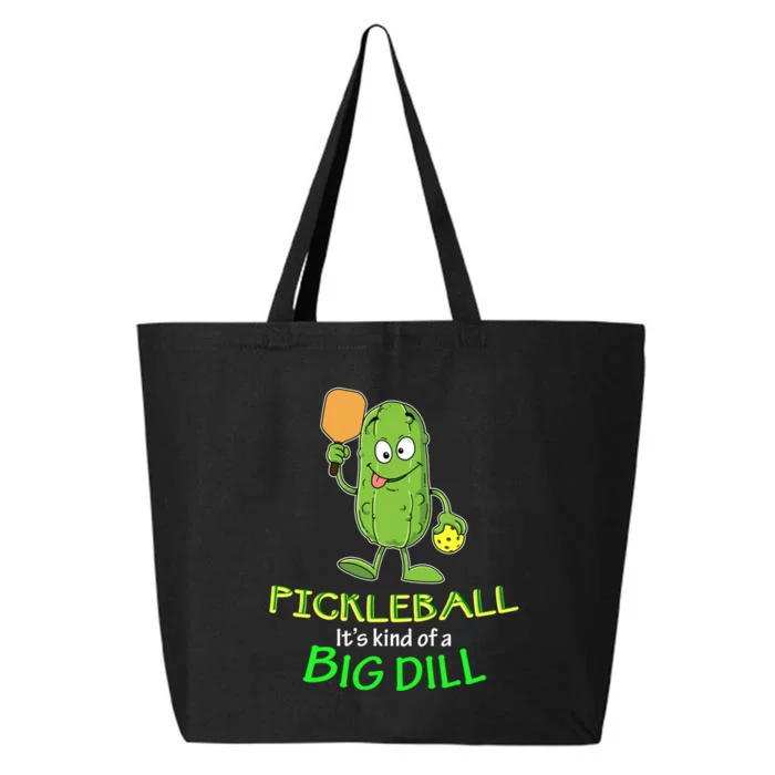 Wo Funny Pickleball Player Gift Pickle Ball Big Dill 25L Jumbo Tote