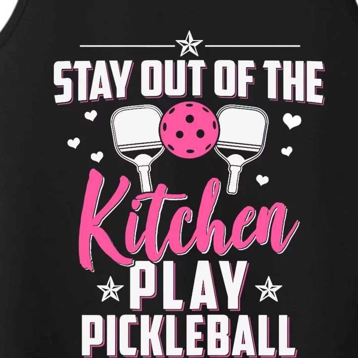 Wo Funny Pickleball Graphic For Wo Pickleball Player Performance Tank