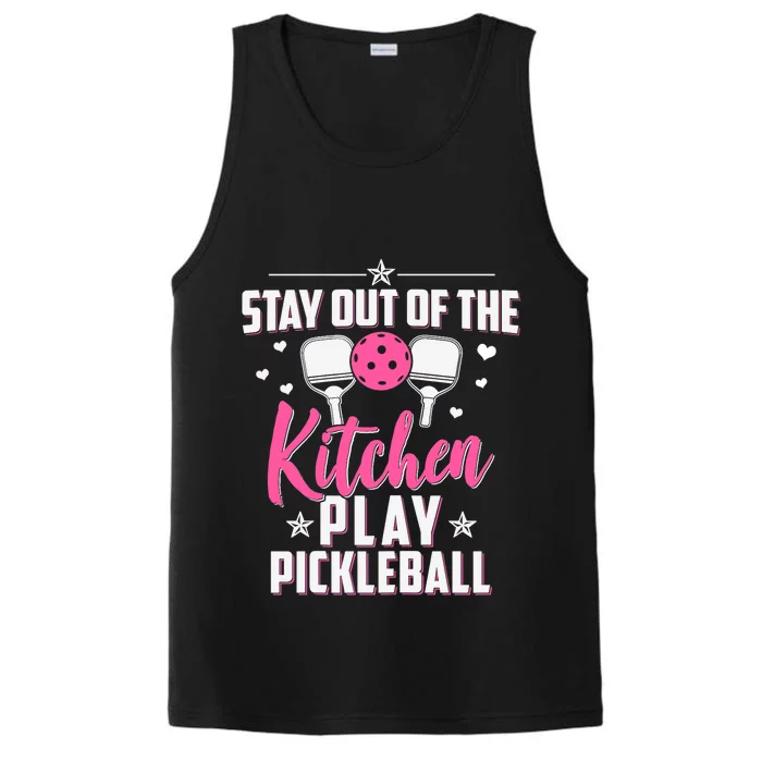 Wo Funny Pickleball Graphic For Wo Pickleball Player Performance Tank