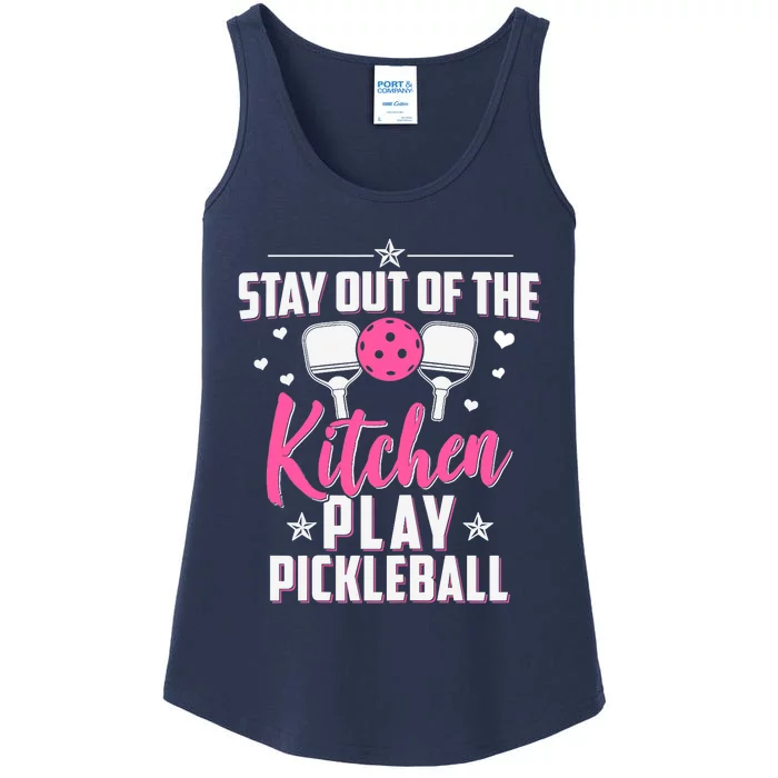 Wo Funny Pickleball Graphic For Wo Pickleball Player Ladies Essential Tank