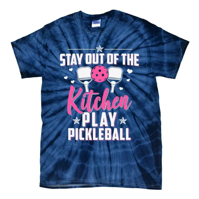 Wo Funny Pickleball Graphic For Wo Pickleball Player Tie-Dye T-Shirt