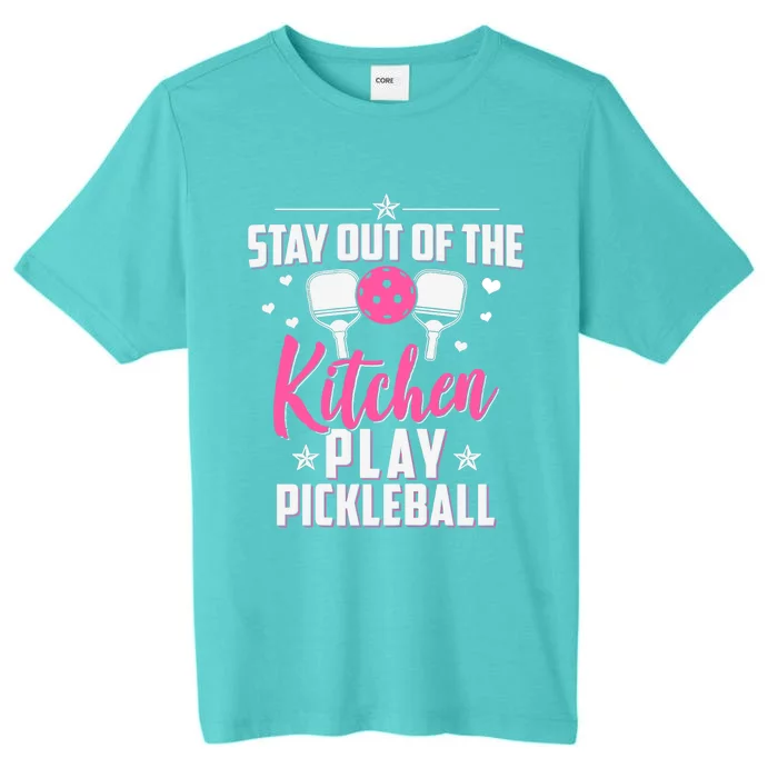 Wo Funny Pickleball Graphic For Wo Pickleball Player ChromaSoft Performance T-Shirt