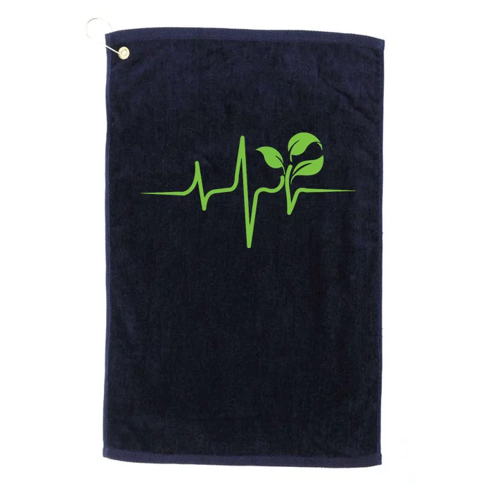 Whole Food Plant Based Vegan WFPB Vegetarian Platinum Collection Golf Towel