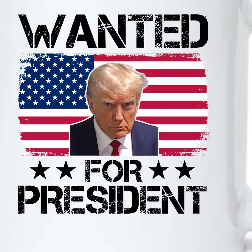 Wanted For President Donald Trump USA Election Black Color Changing Mug