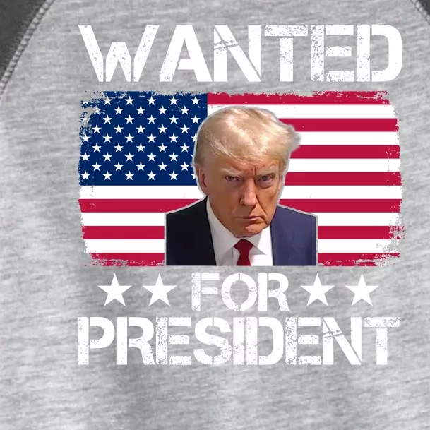 Wanted For President Donald Trump USA Election Toddler Fine Jersey T-Shirt