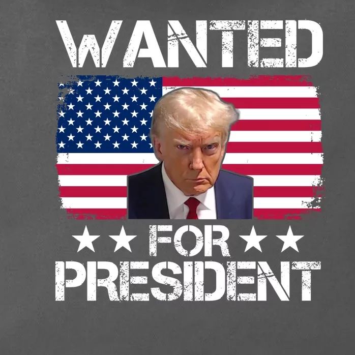 Wanted For President Donald Trump USA Election Zip Tote Bag