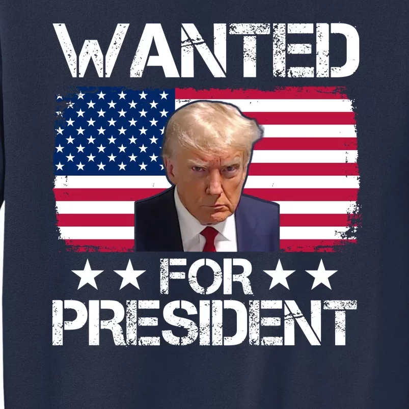 Wanted For President Donald Trump USA Election Sweatshirt