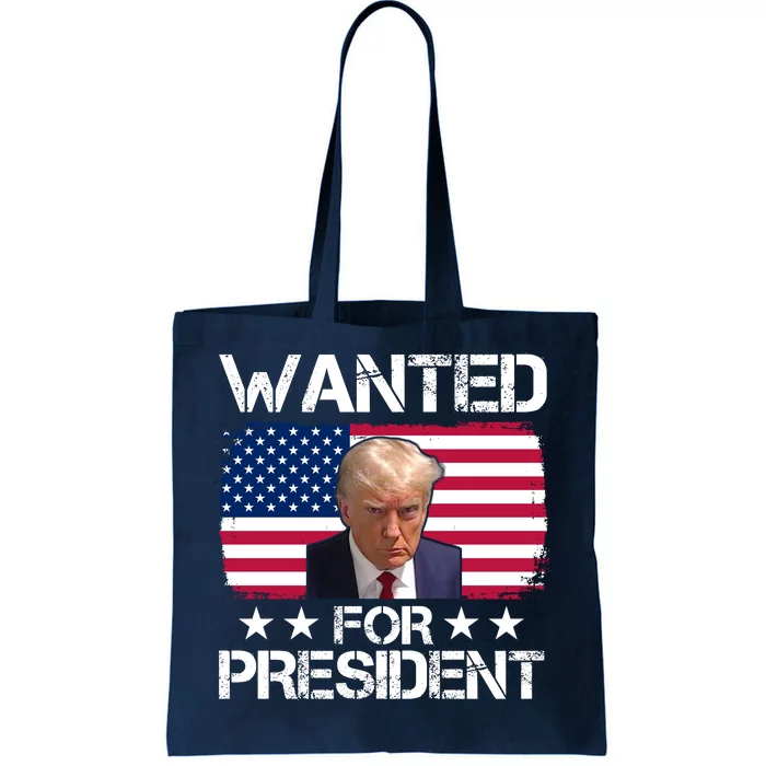 Wanted For President Donald Trump USA Election Tote Bag