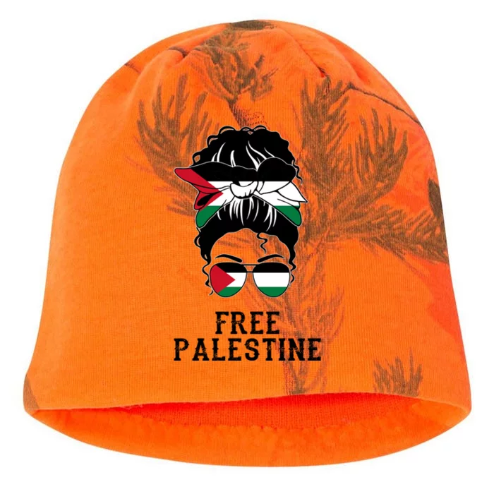 Wo Free Palestine Gift Kati - Camo Knit Beanie