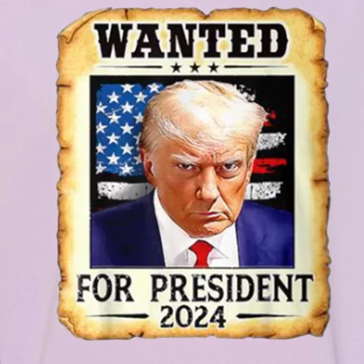 Wanted For President 2024 Donald Trump Garment-Dyed Sweatshirt