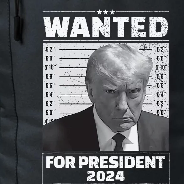 Wanted For President 2024 Trump Mugshot Daily Commute Backpack