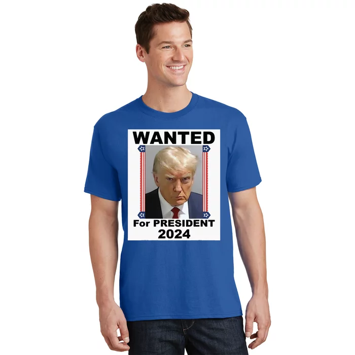 Wanted For President 2024 (Donald Trump) T-Shirt