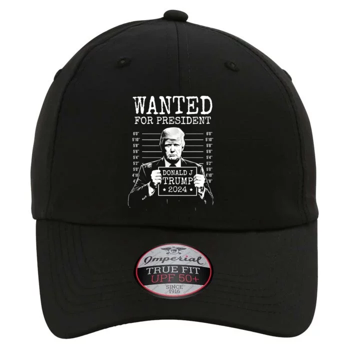 Wanted For President Donald Trump 2024 Mugshot The Original Performance Cap