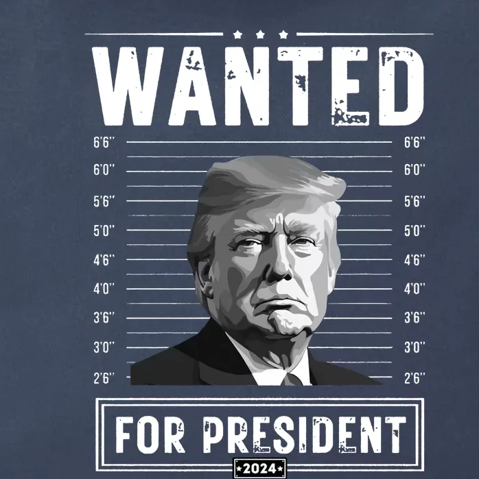 Wanted For President 2024 Vote Trump Zip Tote Bag